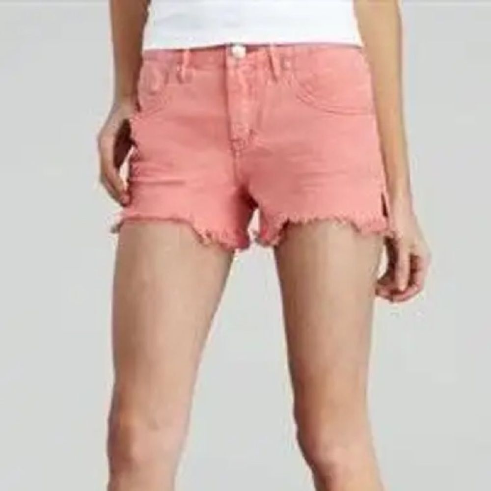 Free people pink/salmon color Jean shorts